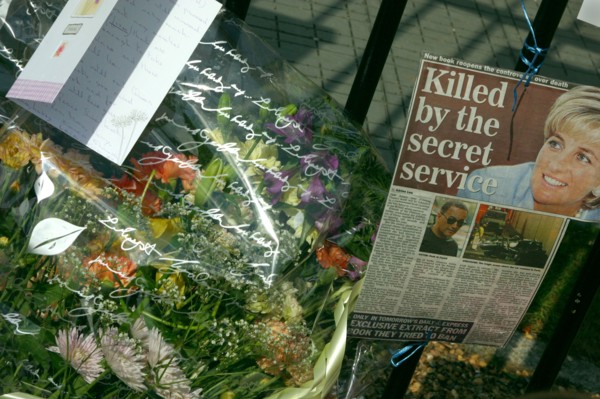 on august 31 2003 thousands of people gathered at the gates of kensington palace in london to commemorate the anniversary of the death of lady diana princess of wales who died on the same day in 1997 ...