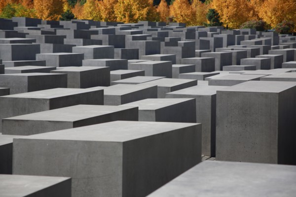 Memorial to the Murdered Jews of Europe also known as the Holocaust Memorial, Berlin, Germany.