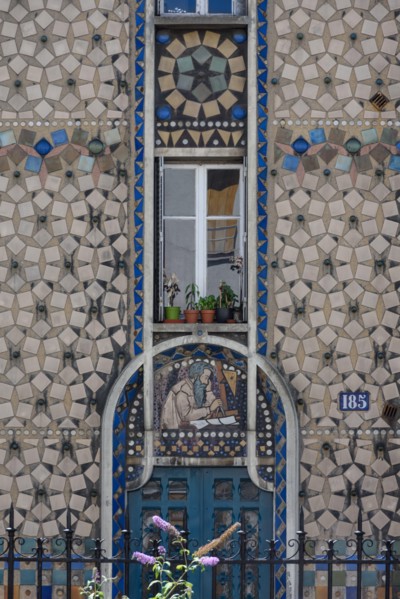 Paris, Maison Deneux,185 rue Belliard