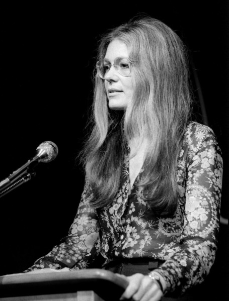 Gloria Steinem 1975.