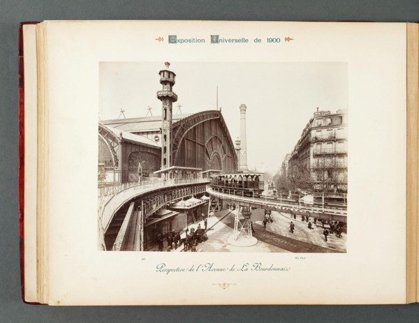 PARIS EXPO 1900 - AVENUE OF THE PERSPECTIVE BOURDONNAIS Exposition Universelle Paris 1900. Perspective de l'avenue de La Bourdonnais. Photographie de Neurdein Frères. Musée des Beaux-Arts de la Ville ...