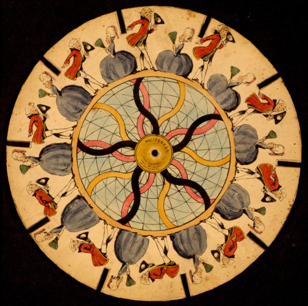 Politeness, Phenakistiscope, 1833