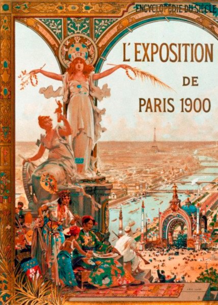 PARIS EXPOSITION UNIVERSELLE 1900  poster