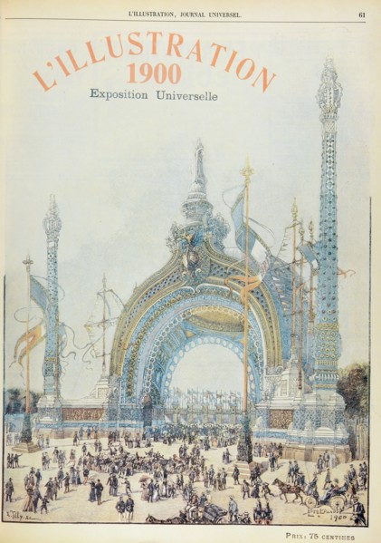 L'ILLUSTRATION, JOURNAL UNIVERSEL. Exposition Universelle 1900 - eng translation :  - Extract from "L'Illustration Journal Universel" - French illustrated magazine - 1900
