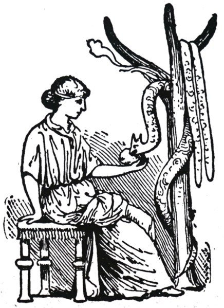Hygeia, Goddess of Health, daughter of Aesculapius.