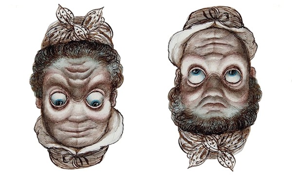 Rex Whistler - The “Reversible Faces” of Rex Whistler - Mad Wife and Farmer