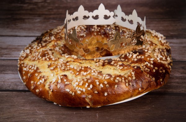 Epiphany cake or galette des rois in French