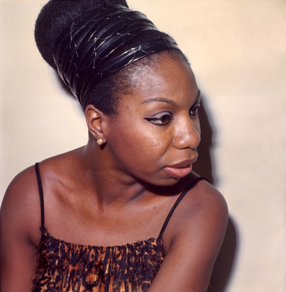 NINA SIMONE  (1933-2003) US singer in London in April 1967. Photo Tony Gale