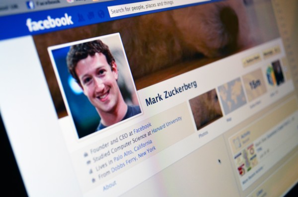 Mark Zuckerbergs facebook page