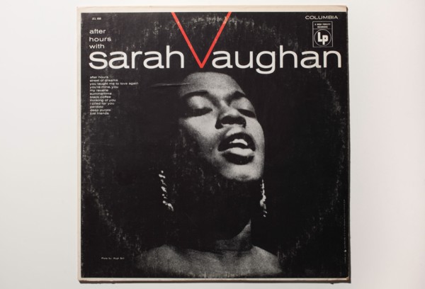 Vintage record album cover of singer Sarah Vaughan, on Columbia records, 1973.