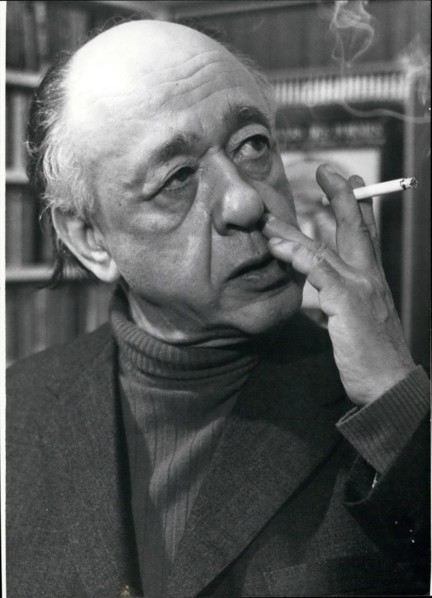 Nov. 11, 1977 - 65th Birthday of Eugene Ionesco: 65 years....becomes on November 26th, 1977 the - born in Roumania - French dramatist Eugene Ionesco (our picture). Ionesco, who lived even as a child i...