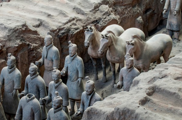 Terracotta Warriors Museum, Xian, Shaanxi, China, Asia