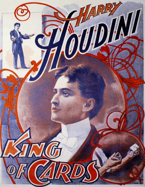 1910s UK Harry Houdini Poster