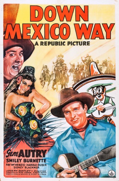 Down Mexico Way Poster