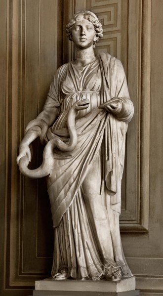 Hygiea Roman Statue   Palatina Gallery - Galleria Palatina - Palazzo Pitti  Renaissance, a palace in Florence, Italy. ( Hygieia ( Hygiea or Hygeia ) was one of the Aeclepiadae; the sons and daughters ...