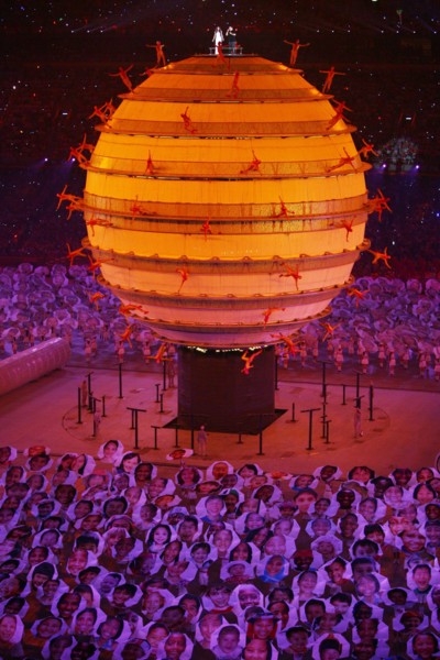 opening ceremony   Eršffnungsfeier im Olympiastadion Olympische Sommerspiele 2008 in Peking olympic summer games in Beijing 2008 Stadium of the opening ceremony of the winter olympic games 2022 Na...