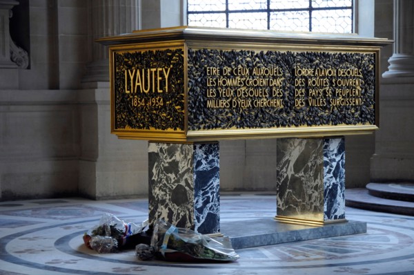 Tomb of Hubert Lyautey, French Army general  and Marshal of France. Hôtel National des Invalides, Paris, France.