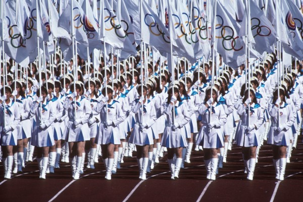 Opening Ceremonies at the1988 Olympic Summer Games, Seoul Korea.