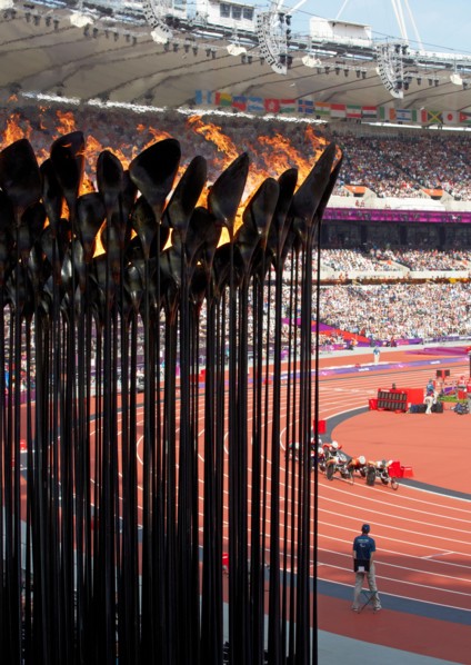 Olympic Cauldron, London, United Kingdom. Architect: Heatherwick Studio, 2012.