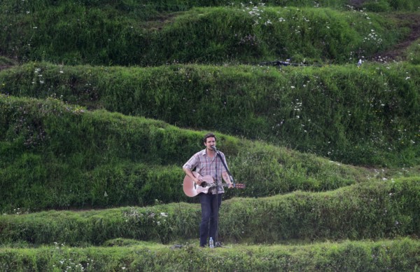 Frank Turner performs during the Opening Ceremony of the London 2012 Olympic Games, London, Britain, 27 July 2012. The 2012 Summer Olympic Games will be held in London from 27 July to 12 August 2012. ...