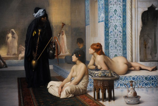 Jean-Leon Gerome (1824-1904). French painter. Pool in a Harem, 1875. Oil on canvas. Hermitage Museum (The State Hermitage Museum). St. Petersburg. Russia.