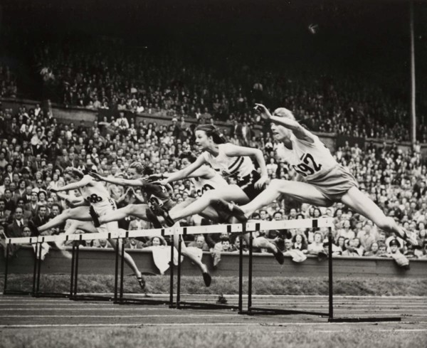 Women’s final of 80 metres hurdles, Olympic Games, London, 1948.