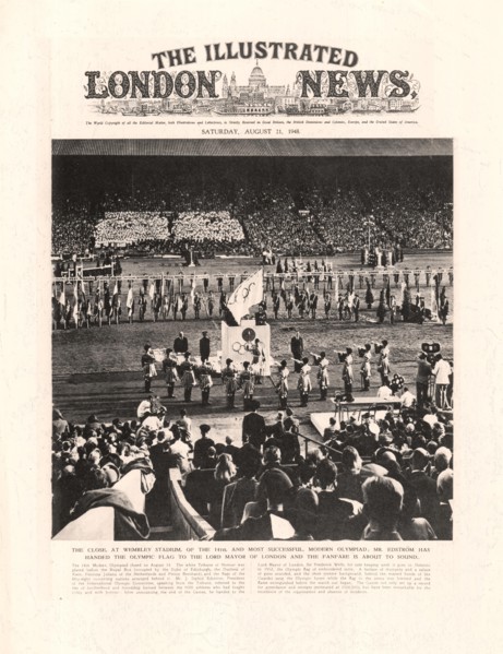 1948 Illustrated London News Olympic Games in London