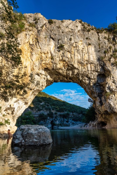Pont D'Arc, rock arch over the Ardeche River in France