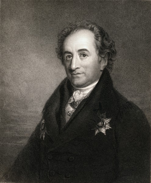 Johann Wolfgang von Goethe, 1749 -1832.  German writer and statesman.