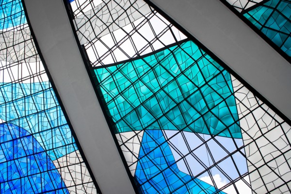 Brasilia Cathedral, Brasilia, 1970, Architect Oscar Niemeyer
