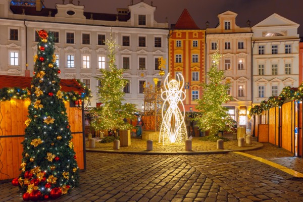 Cristmas Old Town square in Prague, Czech Republic