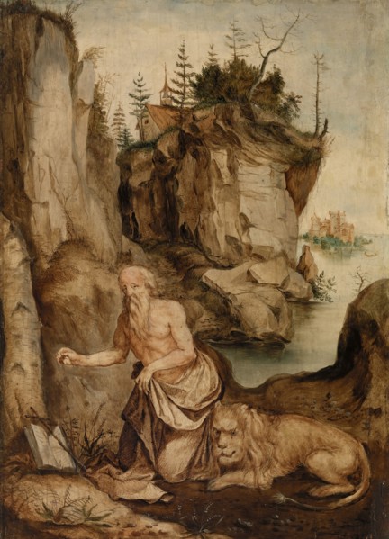 Albrecht Dürer -  Saint Jerome and the