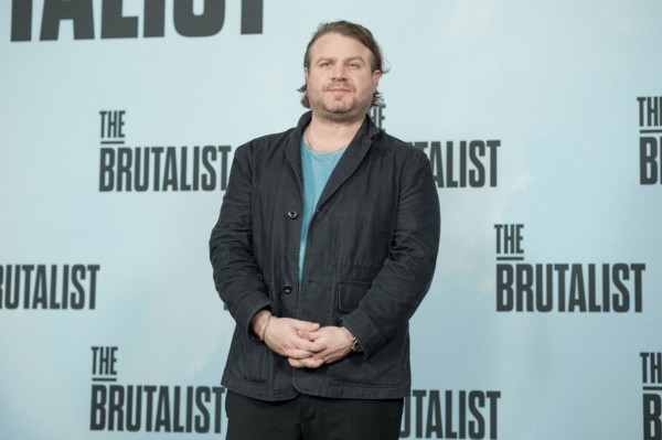 Director Brady Corbet attends 'The Brutalist' photocall at the Rosewood Villamagna Hotel on January 17, 2025 in Madrid, Spain.