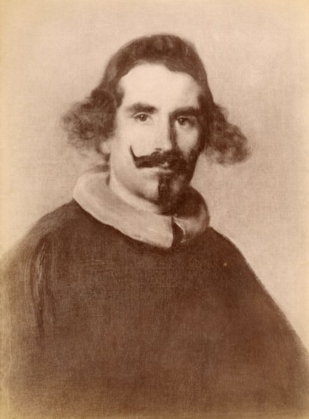 Self-portrait, painting by Spanish artist Diego Velasquez, Spain 1890s