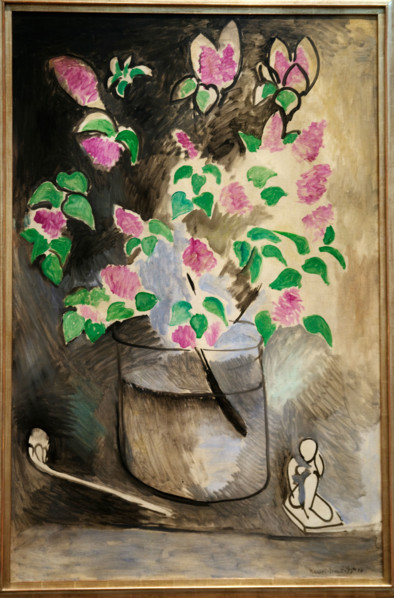 Lilacs, 1914, by Henri Matisse, Oil on canvas 57 1/2 x 38 in. (146.1 x 96.5 cm), Metropolitan Museum of Art, New York City
