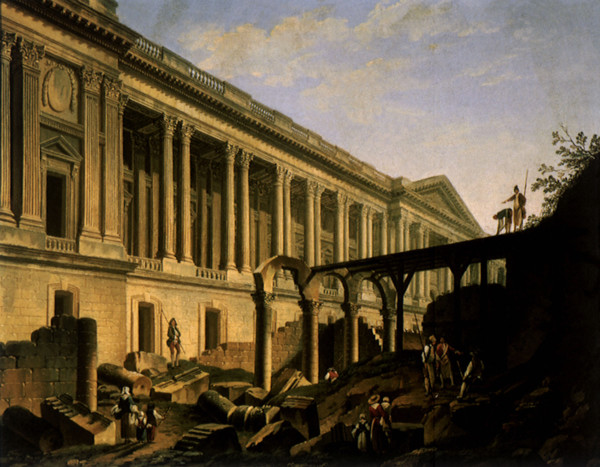 Louvre Renovation. Paris. 1764