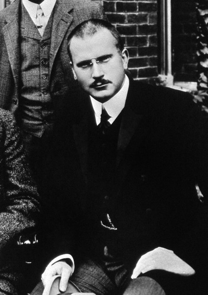 1909 , GREAT BRITAIN : The german Doctor Professor CARL Gustav JUNG ( 1875 - 1961 ) at Clark University . Unknown photographer . - HISTORY  - foto storiche - foto storica  - scienziato - scientist  - ...