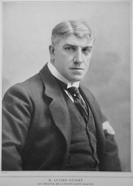 Lucien Guitry (French actor) photographed by Auguste Bert