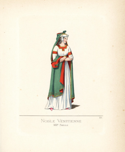 Noblewoman of Venice, 13th century.