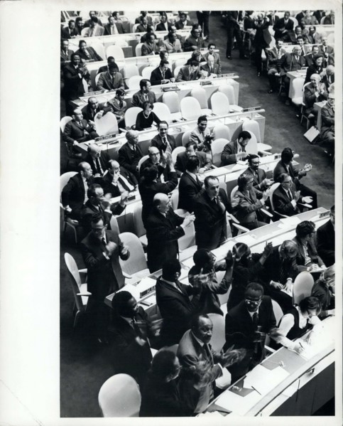 1945 - The San Francisco conference: Delegates of fifty nations met at San Francisco between April 25 and June 26, 1945. Working on the Dumbarton Oaks proposals, the Yalta Agreement, and amendments pr...