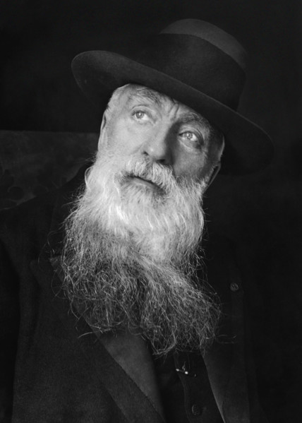 Rodin. Portrait of the French sculptor Auguste Rodin (François Auguste René Rodin: 1840-1917) by Pierre Choumoff, c.1915