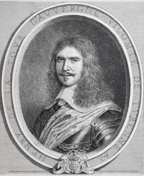 Henri de La Tour d Auvergne, vicomte de Turenne, September 11, 1611 - July 27, 1675, was a French army commander and Marshal of France, digital improved reproduction of an original print from 1880