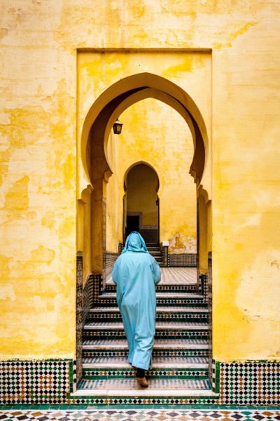 The Mausoleum of Moulay Ismail, Meknes, Morocco.