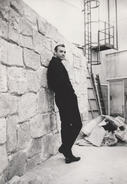 Sean Connery Portrait Building Site 60s