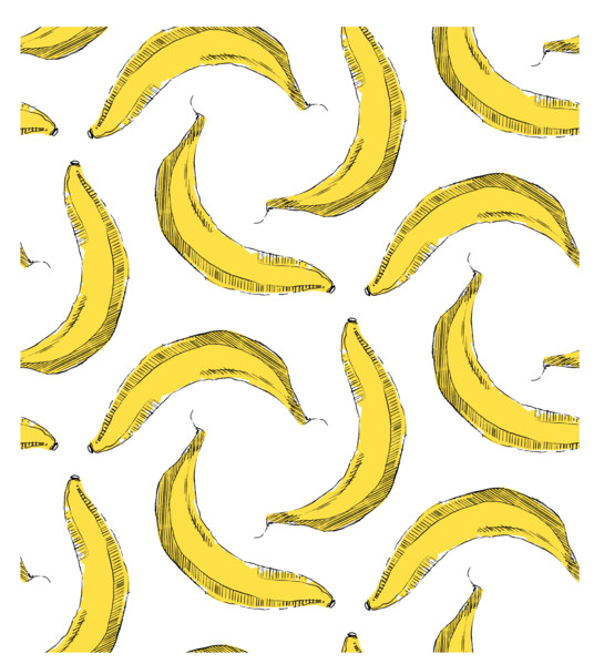 seamless pattern with bananas in graphic for banners, cards, flyers, social media wallpapers, etc. vector illustration