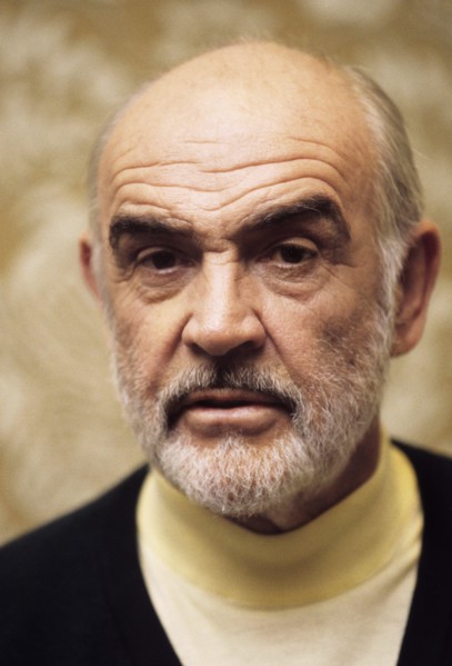 April 1, 1999 - Hollywood, California, U.S. - Sean Connery photographed at the press conference for 'Entrapment'. April 1999. (Credit Image: © Armando Gallo/ZUMA Studio)
