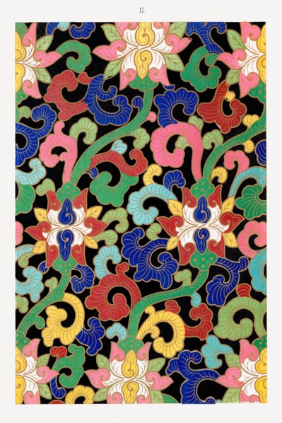 Chinese floral illustration