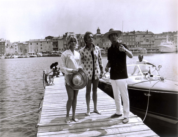 ROY BOULTING (DIR) PORTRAIT ON SET THERE'S A GIRL IN MY SOUP (1970) WITH GOLDIE HAWN, PETER SELLERS RYBO 001P
