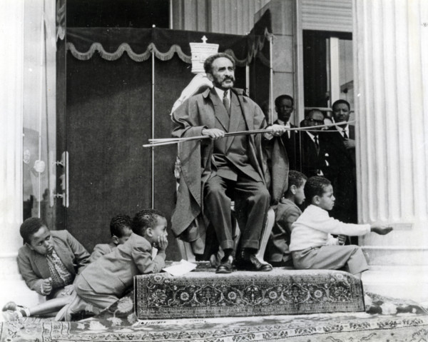 HAILE SELASSIE (1892-1975) Etheopian Regent about 1957