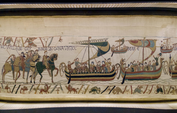 bayeux tapestry close up detail